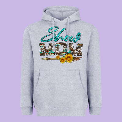 Show Mom Aztec Cowhide Sunflower And Arrow Heavyweight Hoodie Designed By Artiststas