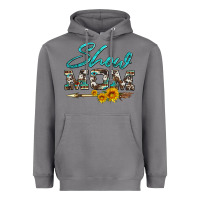 Storm show mom aztec cowhide sunflower and arrow Heavyweight Hoodie - Artiststas