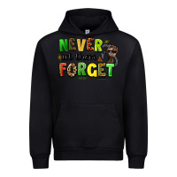 Black never let them forget juneteenth Urban Hoodie - LillyAllenDesigns