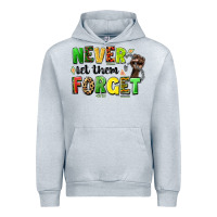 Heather Grey never let them forget juneteenth Urban Hoodie - LillyAllenDesigns