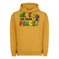Pigment Peanut Butter never let them forget juneteenth Urban Hoodie - LillyAllenDesigns