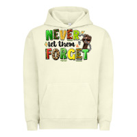 Pigment Pistachio never let them forget juneteenth Urban Hoodie - LillyAllenDesigns