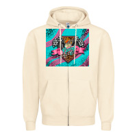 Sandshell racing pink Zipper Hoodie - AdoDesignShop