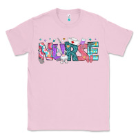 Bubblegum Pink Easter Nurse Easter Day Classic Tee - Neo Western