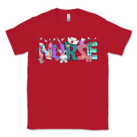 Red Easter Nurse Easter Day Classic Tee - Neo Western