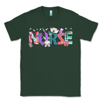 Sports Green Easter Nurse Easter Day Classic Tee - Neo Western