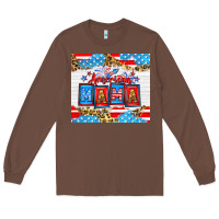 Chestnut American Mama 20oz tumbler Long Sleeve Tee - Neo Western