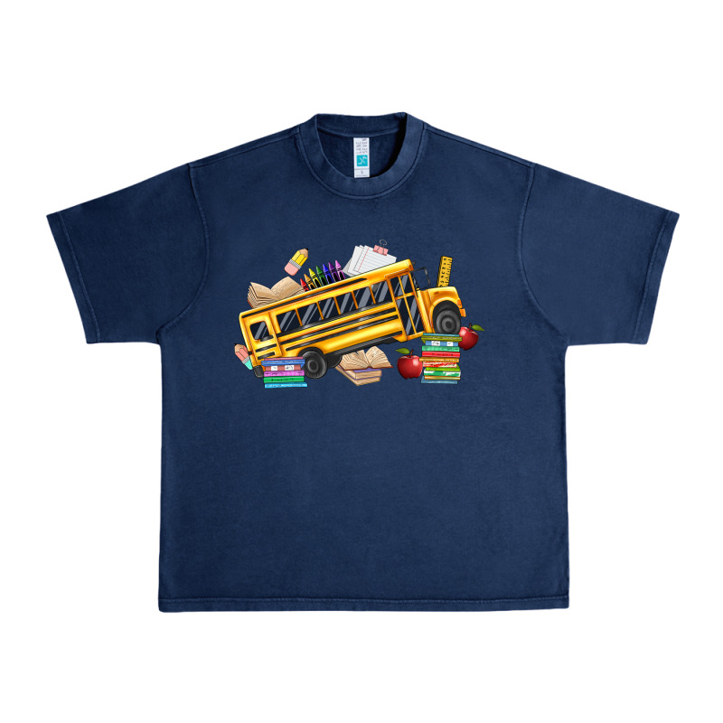 School Bus Driver Urban Heavy Tee by texasbilliewilder | Teevron
