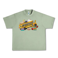 Oil Green school bus driver Urban Heavy Tee - texasbilliewilder