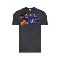 Vintage Black sorority colors blue and gold it's the self love f Vintage Tee - texasbilliewilder