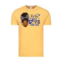 Vintage Mustard sorority colors blue and gold it's the self love f Vintage Tee - texasbilliewilder