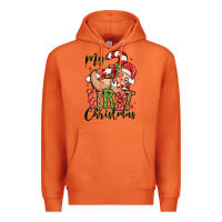 Carrot my first christmas cute christmas sloth Premium Hoodie - MaliasSmallBusiness
