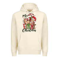 Sandshell my first christmas cute christmas sloth Premium Hoodie - MaliasSmallBusiness