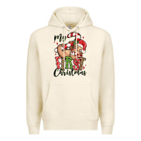 Tofu my first christmas cute christmas sloth Premium Hoodie - MaliasSmallBusiness