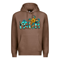 Chestnut faith with cross ado Premium Hoodie - AdoDesignShop