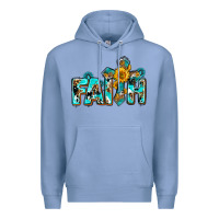 Colony Blue faith with cross ado Premium Hoodie - AdoDesignShop