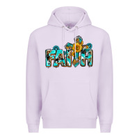 Lilac faith with cross ado Premium Hoodie - AdoDesignShop