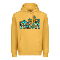 Mustard faith with cross ado Premium Hoodie - AdoDesignShop