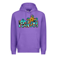 Purple faith with cross ado Premium Hoodie - AdoDesignShop