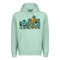 Seafoam faith with cross ado Premium Hoodie - AdoDesignShop
