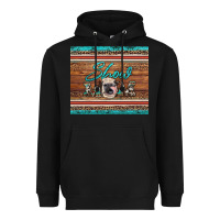 Black show mom aztec cowhide leopard heifer Heavyweight Hoodie - Artiststas