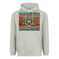 Moon Dust show mom aztec cowhide leopard heifer Heavyweight Hoodie - Artiststas