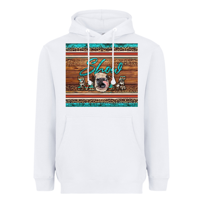Show Mom Aztec Cowhide Leopard Heifer Heavyweight Hoodie by Artiststas | Teevron
