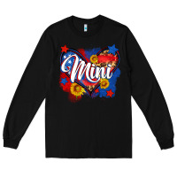 Black American mini heart Long Sleeve Tee - Neo Western