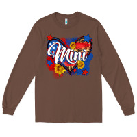 Chestnut American mini heart Long Sleeve Tee - Neo Western