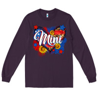 Plum American mini heart Long Sleeve Tee - Neo Western