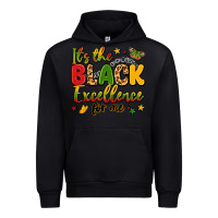 Black it's the black excellence for me Urban Hoodie - LillyAllenDesigns