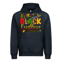 Navy it's the black excellence for me Urban Hoodie - LillyAllenDesigns