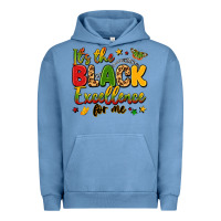 Pigment Pebble Blue it's the black excellence for me Urban Hoodie - LillyAllenDesigns