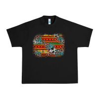 Black leopard aztec background Urban Heavy Tee - Zillion Design Studio
