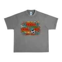 Tornado leopard aztec background Urban Heavy Tee - Zillion Design Studio