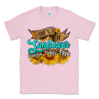 Bubblegum Pink she's a sunflower beautiful fierce free Classic Tee - HRA Design Shop