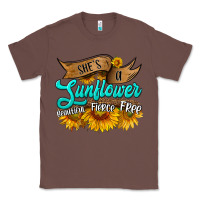 Chestnut she's a sunflower beautiful fierce free Classic Tee - HRA Design Shop