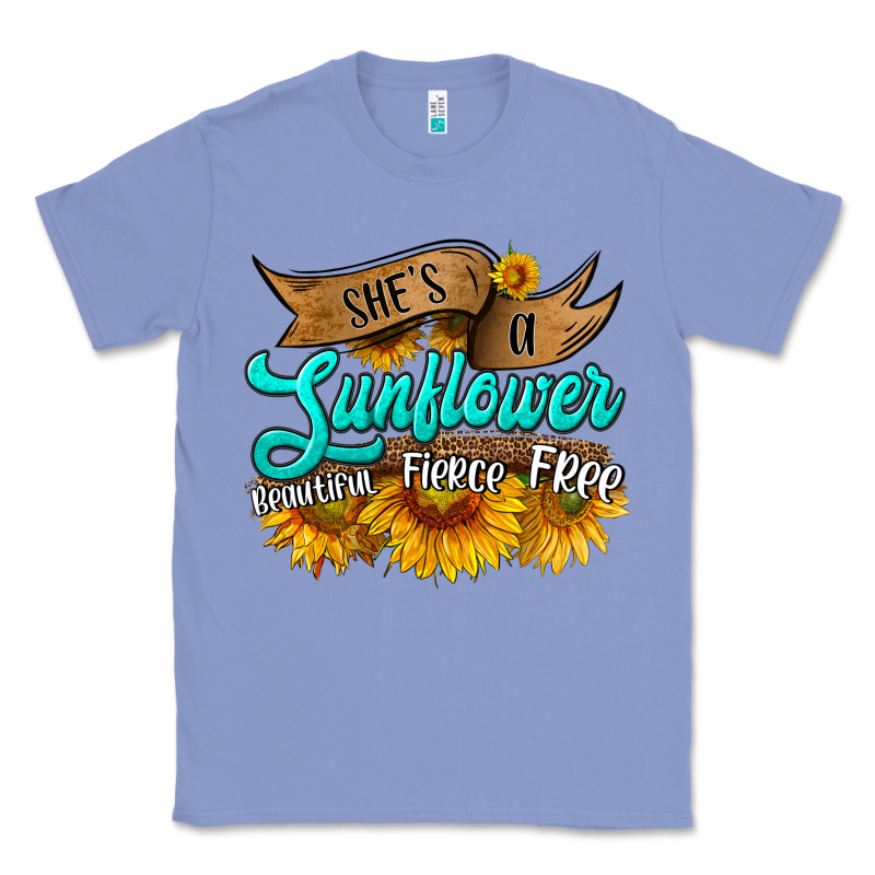 She's A Sunflower Beautiful Fierce Free Classic Tee by HRA Design Shop | Teevron