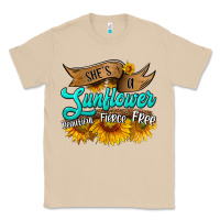 Mushroom she's a sunflower beautiful fierce free Classic Tee - HRA Design Shop
