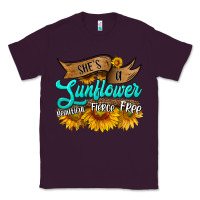 Plum she's a sunflower beautiful fierce free Classic Tee - HRA Design Shop