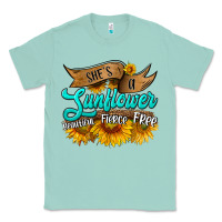 Seafoam she's a sunflower beautiful fierce free Classic Tee - HRA Design Shop