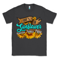 Smoke she's a sunflower beautiful fierce free Classic Tee - HRA Design Shop