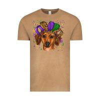 Vintage Camel mardi gras hat dachshund Vintage Tee - RanaPortraitStore