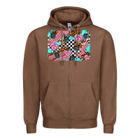 Chestnut race day background Zipper Hoodie - AdoDesignShop