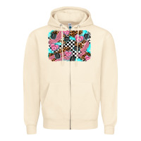 Sandshell race day background Zipper Hoodie - AdoDesignShop