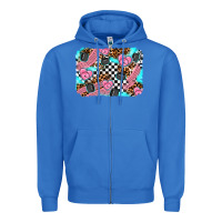 True Royal race day background Zipper Hoodie - AdoDesignShop