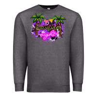 Charcoal Heather summer night Premium Sweatshirt - NancyCooperArtShop
