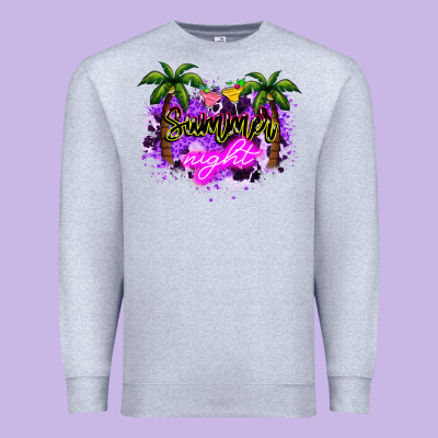 Summer Night Premium Sweatshirt Designed By Nancycooperartshop