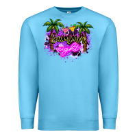 Ocean Blue summer night Premium Sweatshirt - NancyCooperArtShop