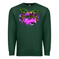 Sports Green summer night Premium Sweatshirt - NancyCooperArtShop